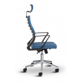 Asbir Mobilya Capri Başlıklı Fileli Metal Ayaklı Ofis Koltuğu Çalışma Koltuğu - 4