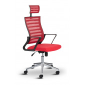 Asbir Mobilya Capri Başlıklı Fileli Metal Ayaklı Ofis Koltuğu Çalışma Koltuğu - 2