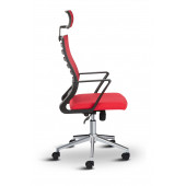 Asbir Mobilya Capri Başlıklı Fileli Metal Ayaklı Ofis Koltuğu Çalışma Koltuğu - 3