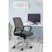 Asbir Mobilya Metis Metal Ayaklı Çalışma Koltuğu Ofis Sandalyesi  Bilgisayar Koltuğu - 4