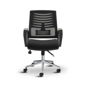 Asbir Mobilya Metis Metal Ayaklı Çalışma Koltuğu Ofis Sandalyesi  Bilgisayar Koltuğu - 1