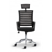 Asbir Mobilya Capri Başlıklı Fileli Metal Ayaklı Ofis Koltuğu Çalışma Koltuğu - 2