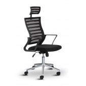 Asbir Mobilya Capri Başlıklı Fileli Metal Ayaklı Ofis Koltuğu Çalışma Koltuğu - 3