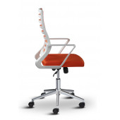 Asbir Mobilya Ceo Fileli Çalışma Koltuğu Ofis Sandalyesi Çalışma Sandalyesi Turuncu - 2