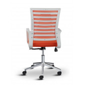 Asbir Mobilya Ceo Fileli Çalışma Koltuğu Ofis Sandalyesi Çalışma Sandalyesi Turuncu - 4