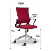 Asbir Mobilya Rigel 55400 Metal Ayaklı Çalışma Koltuğu Ofis Sandalyesi - 4
