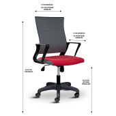 Asbir Mobilya Rigel 55100 Çalışma Koltuğu Ofis Koltuğu Bilgisayar Koltuğu - 4