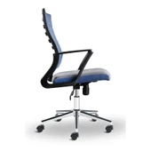 Asbir Mobilya Rigel 55200 Metal Ayaklı Çalışma Koltuğu Ofis Sandalyesi - 3