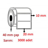 10x20 ECO TERMAL ETİKET ( 3000 li ) - 1