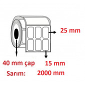25x15 3lü ECO TERMAL ETİKET ( 2000 li ) - 1