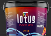 LOTUS PLASTİK İÇ CEPHE DUVAR BOYASI 20 KG BUZ GÜMÜŞÜ - 2