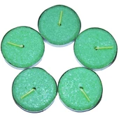 KSmart Tea Lights Yeşil Mum 5 Adet - 1