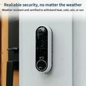 Arlo Essential Telsiz Görüntülü Kapı Zili - HD Video - 3
