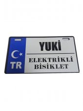 E BİKE PLAKA MAVİ YUKİ - 1