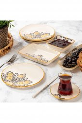 Mondecor Arabesque 24 Parça Kahvaltı Takımı SGT-ARABESQUE - 1