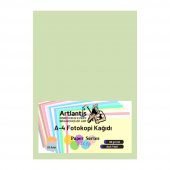 Açık Yeşil Renkli A-4 Fotokopi Kağıdı 25 li 1 Paket Artlantis Fotokopi Renkli A4 Kağıdı - 1