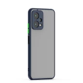 Xiaomi Redmi Note 12 Pro 5G Kılıf Zore Hux Düğme ve Kapak Zıt Renk Kılıf - 3