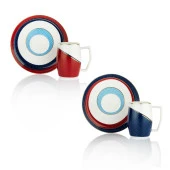 Schafer Flott 6 lı Kahve Fincan Takımı 12 Parça-Asorti01 - 2