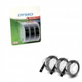 Dymo Junior / Omega Siyah 3Lü Yedek Şerit - 1
