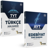 Rasyonel Yayınları TYT Türkçe Soru Bankası ve AYT Edebiyat Soru Bankası 2li Set - 1