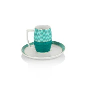 Schafer Flott 6 lı Kahve Fincan Takımı 12 Parça-Asorti02 - 6