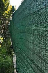 4x6 METRE GÖLGELİK FİLE  BALKON GÖLGELEME BEZİ UV KORUYUCU YEŞİL ÇİT ÖRTÜSÜ 75 YOĞUNLUK - 3