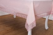 Finezza Gilda Lüx Dantelli Simli Kumaş Pudra Masa Örtüsü  160x220 cm -1467 - 5