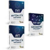 Rasyonel Yayınları TYT - AYT Matematik ve Geometri Soru Bankası 3lü Set - 1
