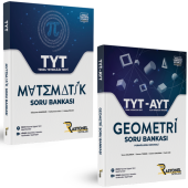 Rasyonel Yayınları TYT Matematik Soru Bankası ve TYT -AYT Geometri Soru Bankası Seti 2 Kitap - 1