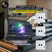 AT-SMART Serisi ULTRA AKILLI MERDİVEN AYDINLATMA SİSTEMİ+3 ADET LAZER SENSÖR - 1