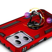 Xiaomi Redmi Note 12 Pro 5G Kılıf Zore Vega Yüzüklü Standlı Zırh Kılıf - 9