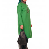 Mebes Hakiki Deri Kadın Omuz Çantası Vazo Model Siyah Renk - 3