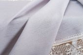 Finezza Gilda Lüx Dantelli Simli Kumaş Gri Masa Örtüsü  160x220 cm -1469 - 6