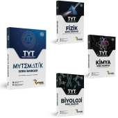 Rasyonel Yayınları TYT Matematik TYT Fizik TYT Kimya TYT Biyoloji Soru Bankası Seti (4 Kitap) - 1