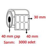 30X40 KUŞE ETİKET 3LÜ ( 3000 li ) - 1
