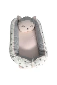 Bibaby 69097 Anne & Baba Yanı Yatağı Cute Cat Desen Lüx Baby Nest Yatak - 2