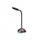 Rampage RMX-M7 Python USB RGB Ledli Siyah Masaüstü Oyuncu Led Mikrofon - 1