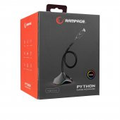 Rampage RMX-M7 Python USB RGB Ledli Siyah Masaüstü Oyuncu Led Mikrofon - 6