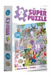 2 Süper Puzzle / Nasrettin Hoca - Keloğlan (kutulu) - 1