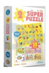 2 Süper Puzzle / Alfabe - Sayılar (Kutulu) - 1