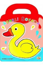 Renkli Boyama - Kırmızı Kitap - 1