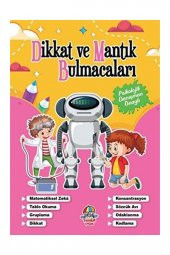 Dikkat Ve Mantık Bulmacaları Pembe Kitap - 1