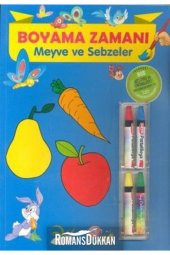 Boyama Zamanı Meyve ve Sebzeler - 1