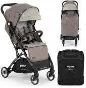 Pierre Cardin Vovo Gri Kabin Tipi Bebek Arabası - 1