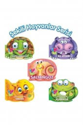 Şekilli Su Hayvanları Serisi Seti - 5 Kitap Takım Kolektif - 1