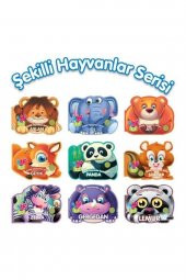 Şekilli Orman Hayvanları Serisi Seti - 9 Kitap Takım Kolektif - 1