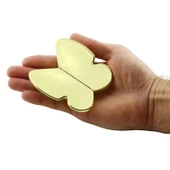 Kelebek Çocuk Bebek Genç Odası Çekmece Dolap Kapak Kulpu Kulbu Plastik Gold Altın Kulp 32 Mm thumbnail 4