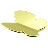 Kelebek Çocuk Bebek Genç Odası Çekmece Dolap Kapak Kulpu Kulbu Plastik Gold Altın Kulp 32 Mm thumbnail 3