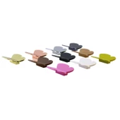 Kelebek Çocuk Bebek Genç Odası Çekmece Dolap Kapak Kulpu Kulbu Plastik Mat Pembe Kulp 32 Mm - 8