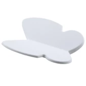 Kelebek Çocuk Bebek Genç Odası Çekmece Dolap Kapak Kulpu Kulbu Plastik Mat Beyaz Kulp 32 Mm thumbnail 2